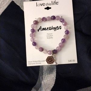 Amethyst bracelet